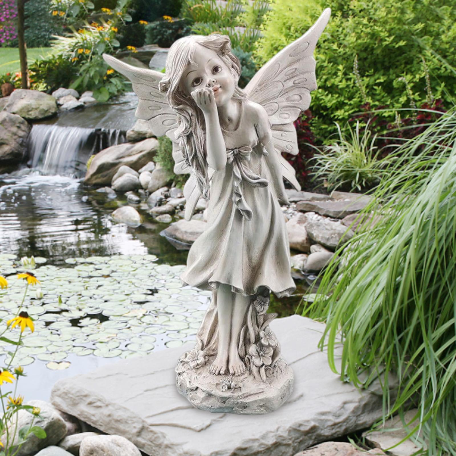 Garden Fairy Statue Figurine  Resin Ornament