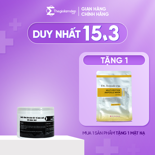 Muối tắm tẩy tế bào chết sữa dừa GND 500g