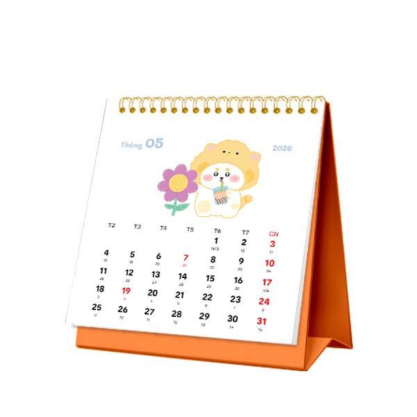 Lịch Bàn Mini - Meow Meow Time
