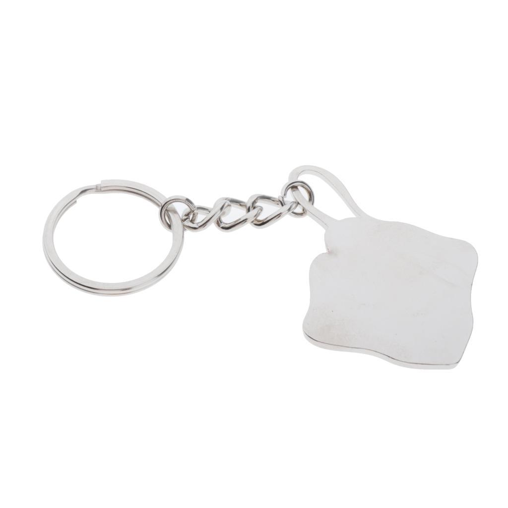 2-3 of pack Zinc Alloy Diving Flag Key Chain Holder Keyring Keychain