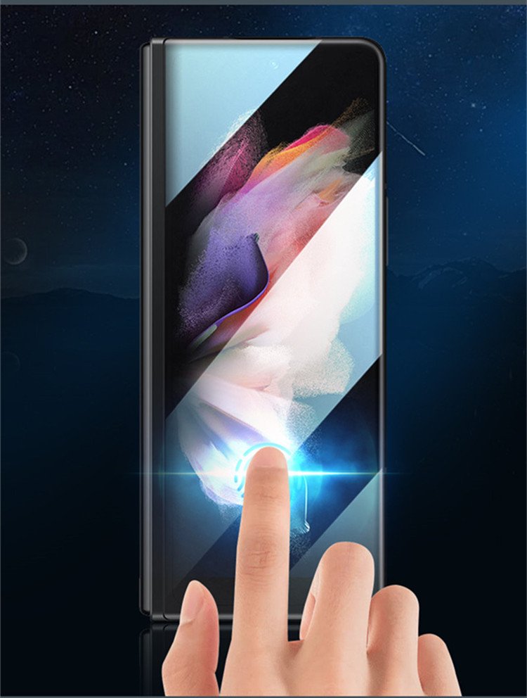 Bộ Dán Dẻo GOR Dành Cho Samsung Galaxy Z Fold 3 5G, 1 Mặt Trong, 1 Mặt Ngoài - Hàng Chính Hãng