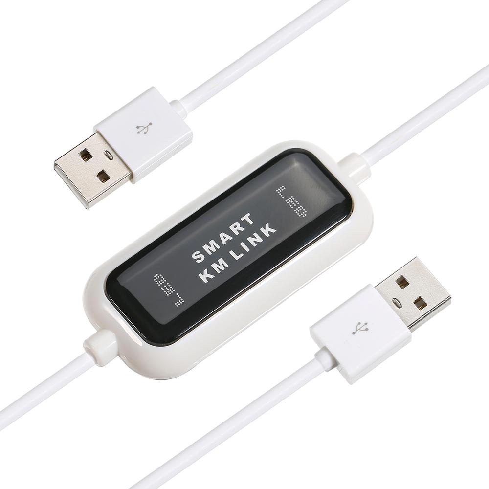 2 cổng USB KM Bàn phím chuột Chuyển đổi tệp Truyền dữ liệu Cáp chia sẻ liên kết