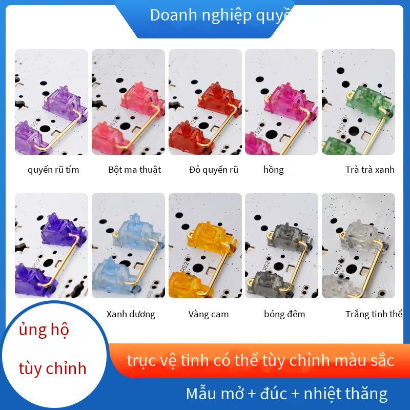 Giá đặc biệt trục vít mạ vàng trục vệ tinh màu hồng tím đỏ xanh lục xanh dương vàng đen trục vệ tinh PCB trong suốt 6.25U trục vệ tinh 7U tùy chỉnh