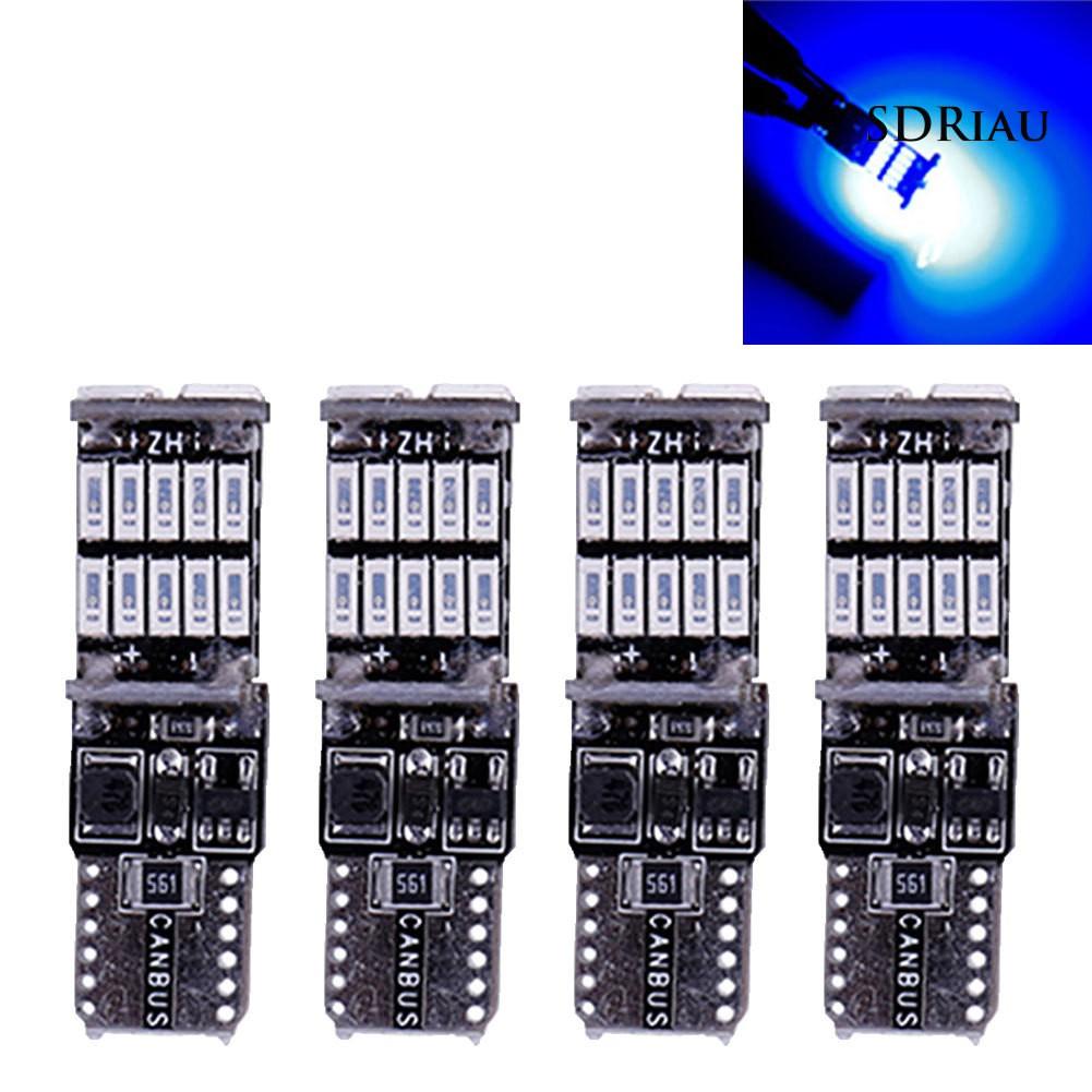 Set 4 Đèn Led 12v 6000k T10 W5W Chuyên Dụng Cho Xe Hơi
