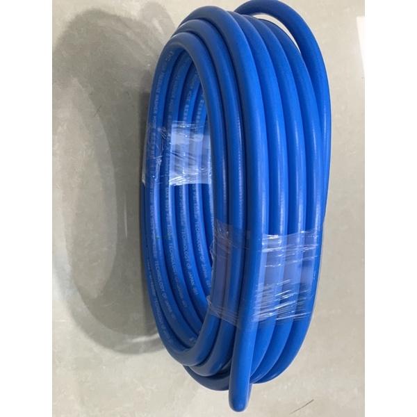 Dây xịt rửa xe HIỆU HTC LOẠI 10M,HTC6512-10W2 từ nhựa PVC-PU áp lực cao 450 bar,ĐK 6.5*12mm, đầu nối ren 1.5x22mm