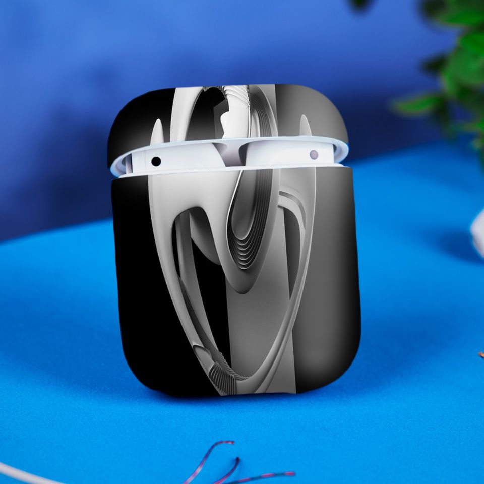 Miếng dán skin chống bẩn cho tai nghe AirPods in hình Họa tiết - HTx144 (bản không dây 1 và 2