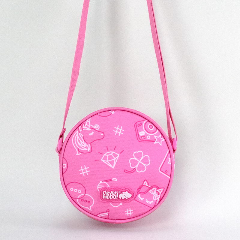 Túi Đeo Chéo CLEVERHIPPO Kỳ Lân Cầu Vồng CRC2105/PINK