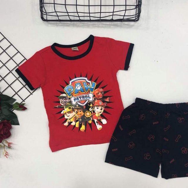 Bộ đùi coton bé trai