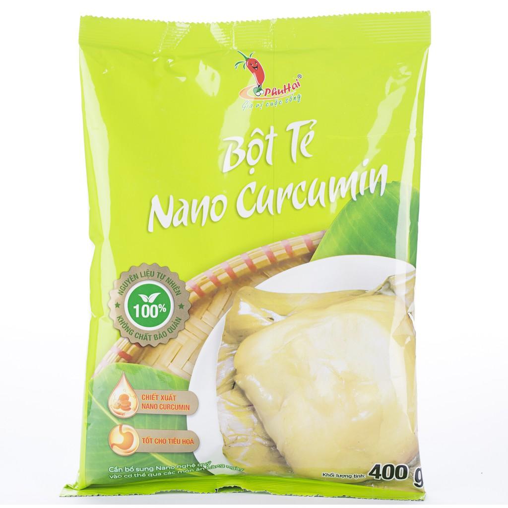 Bột tẻ Nano Curcumin Phú Hải 400g - Hàng chính hãng