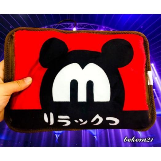 (Ảnh thật)-Túi sưởi hình mickey chườm ấm Túi Sưởi Chườm Nóng Lạnh Giữ Nhiệt hình thú dễ thương