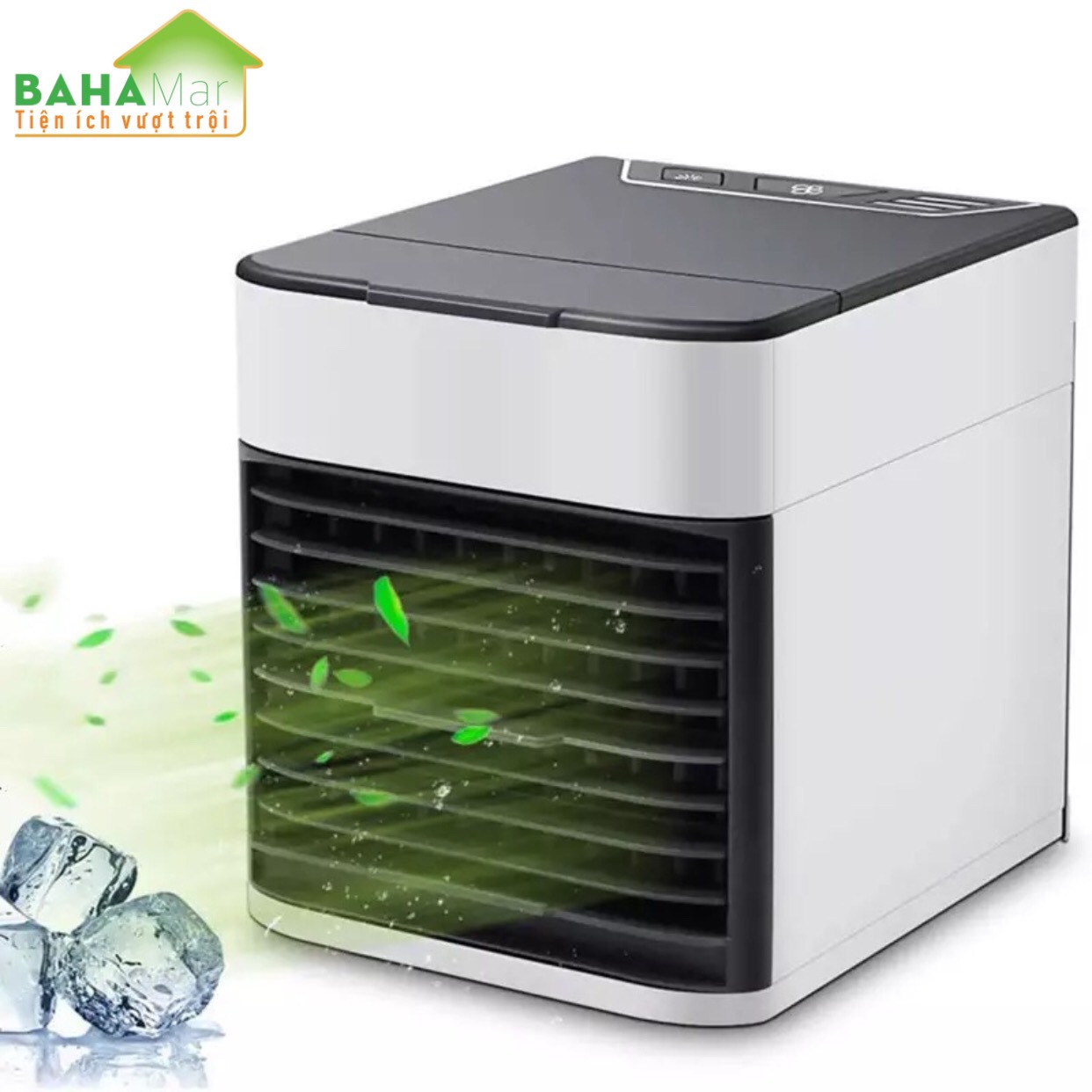 MÁY ĐIỀU HÒA KHÔNG KHÍ MINI - LÀM MÁT KHÔNG GIAN CÁ NHÂN "BAHAMAR" có thể cho nước hoặc nước đá tạo không khi mát lành