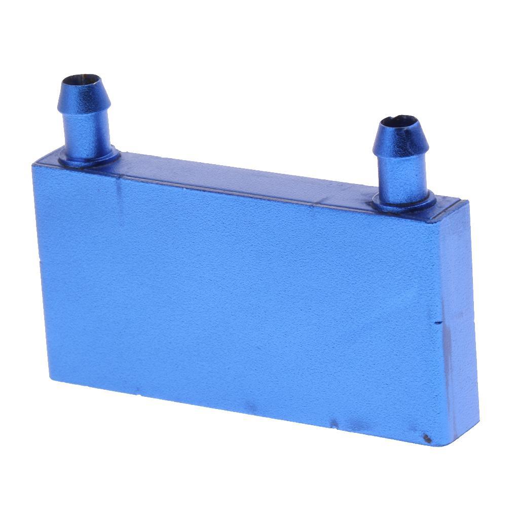 Aluminum Water Cooling Block for CPU Graphics Radiator Heatsink 40x80mm Wide