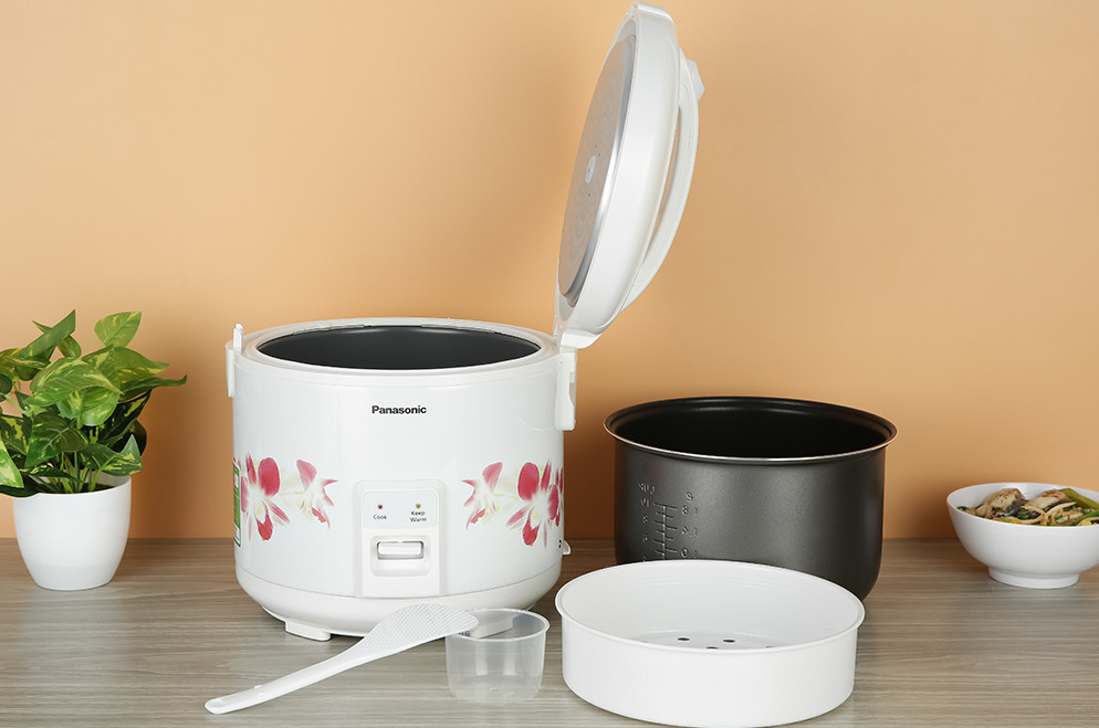Nồi cơm nắp gài Panasonic 1.8 lít SR-MVN18FRAX - Hàng Chính Hãng - Chỉ Giao Hà Nội