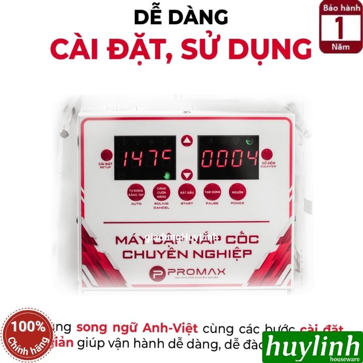 Máy dập nắp cốc tự động Promax PA-SM95 [Máy ép miệng ly tự động] - Hàng chính hãng