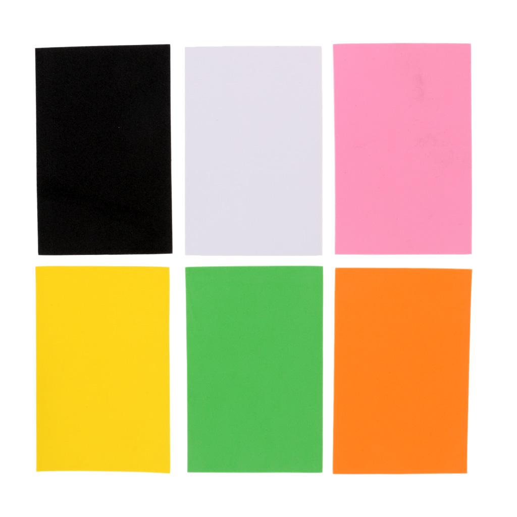 6Pcs 2mm Fly Tying EVA Foam Sheet Fly Tying Materials Crafts for Fly Fishing