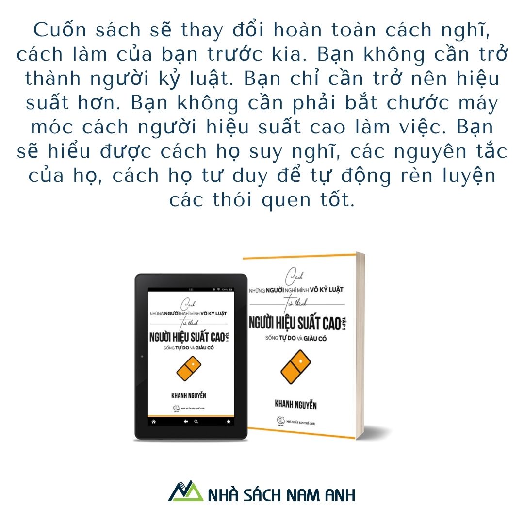 Sách - Người hiệu suất cao - Tác giả Khanh Nguyễn