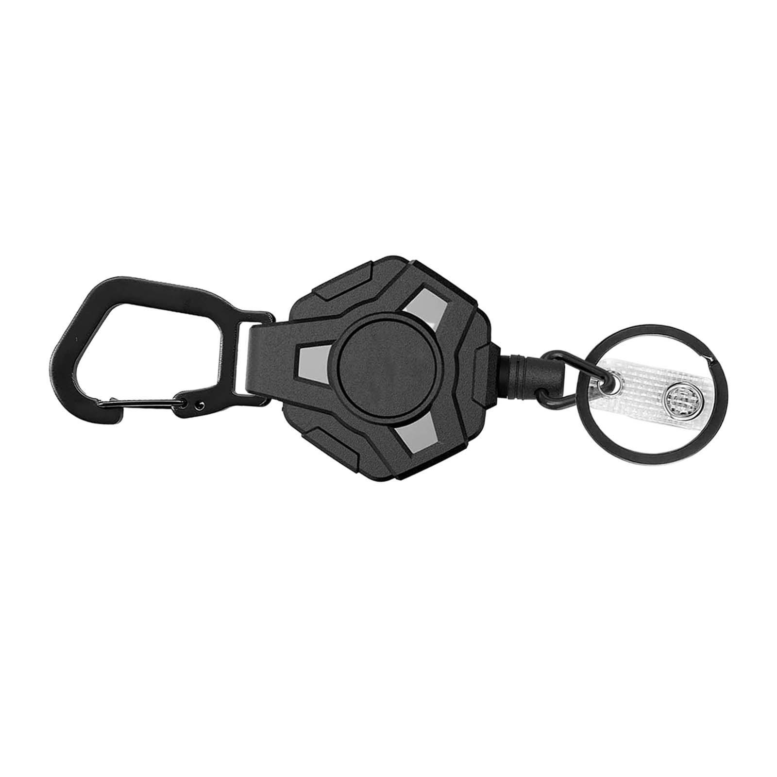 Retractable Keychain Storage Hook Outdoor Carabiner for Picnic Outdoor