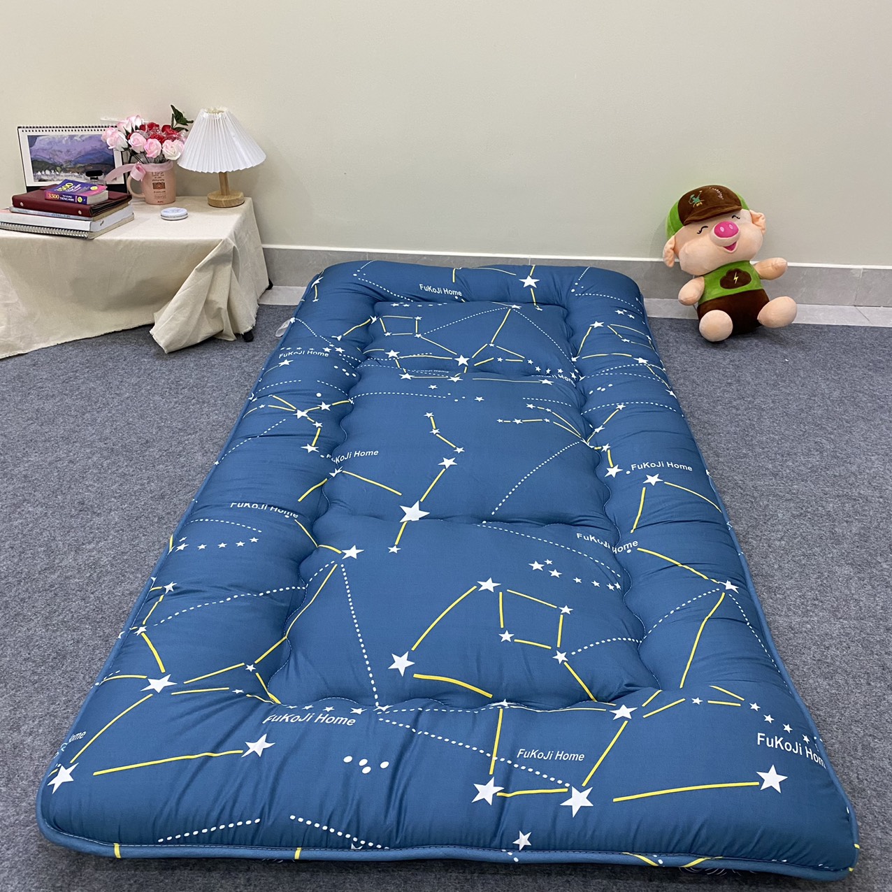 NỆM TRẢI SÀN FUKOJI,TOPPER NỆM,NỆM VĂN PHÒNG KÍCH THƯỚC 1M/1M4/1M6X2M