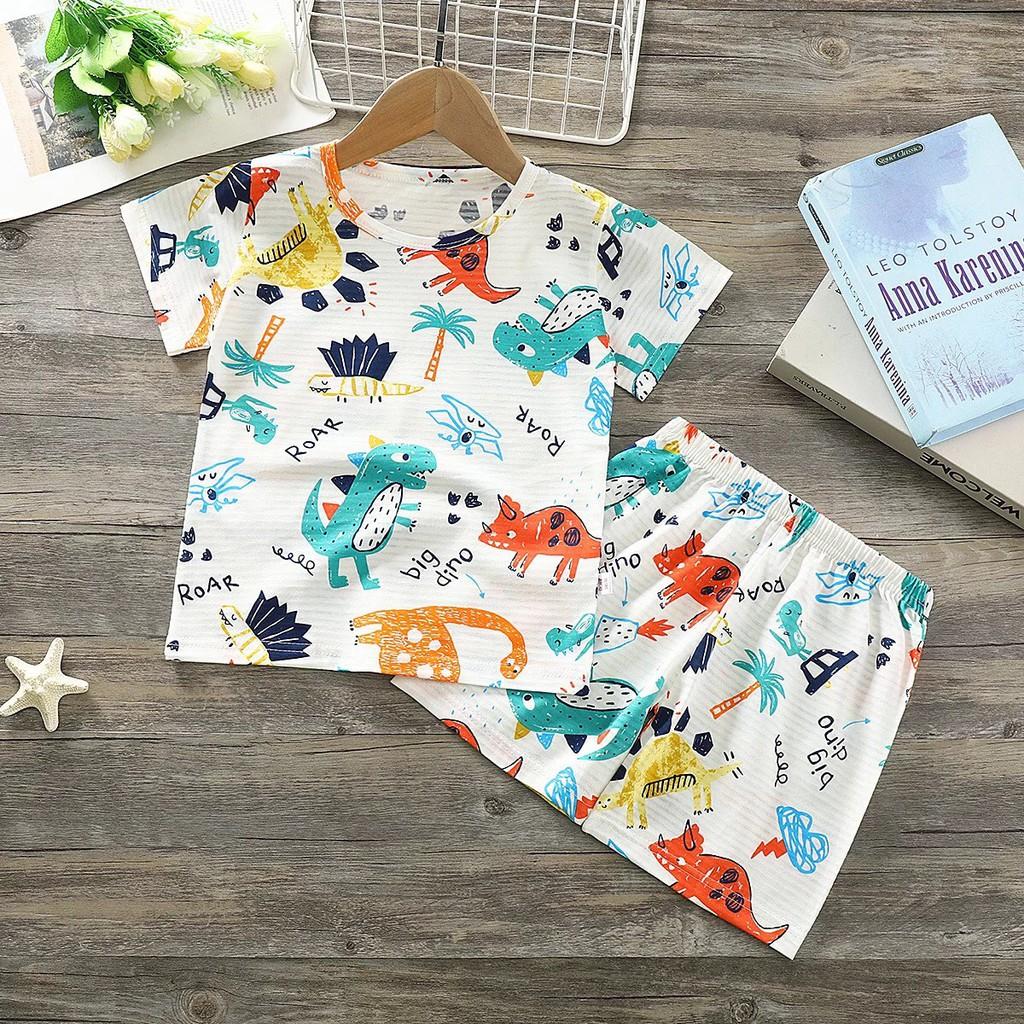 Siêu rẻ!!! Bộ cộc sợi tre mềm mại, thoáng khí cho bé 8-16kg