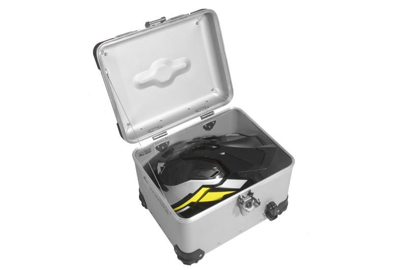 Thùng nhôm ZEGA Pro Topcase Rapid-Trap, thể tích 38L, màu Đen