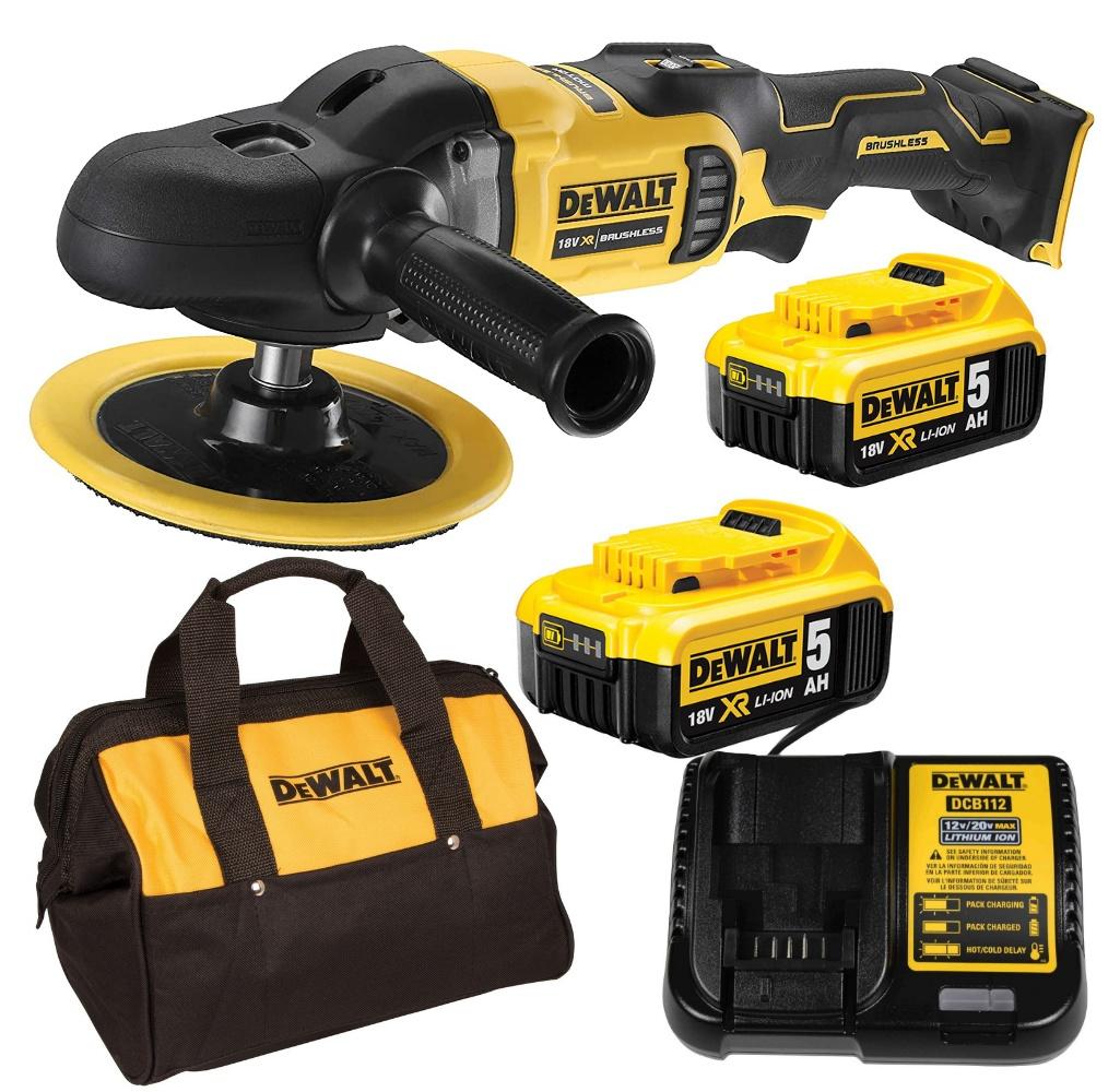 MÁY ĐÁNH BÓNG CẦM TAY 180MM 18V DEWALT DCM849P2- HÀNG CHÍNH HÃNG