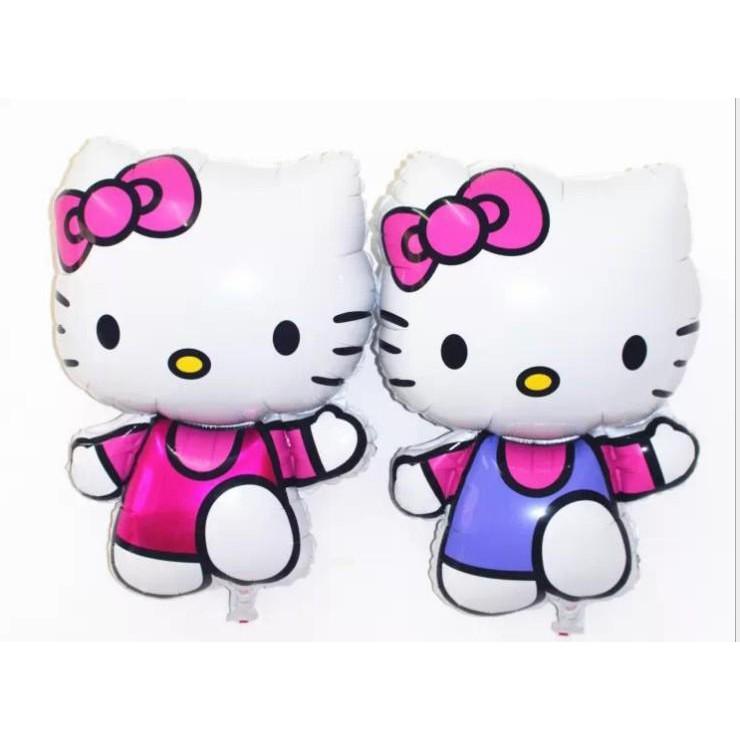 Bộ trang trí sinh nhật hình kitty màu hồng