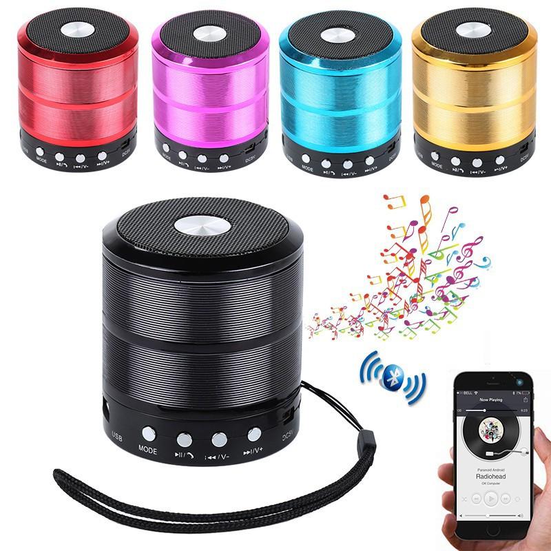 Loa Mini bluetooth, thẻ nhớ speaker WS 887 chất lượng cao âm thanh sống động