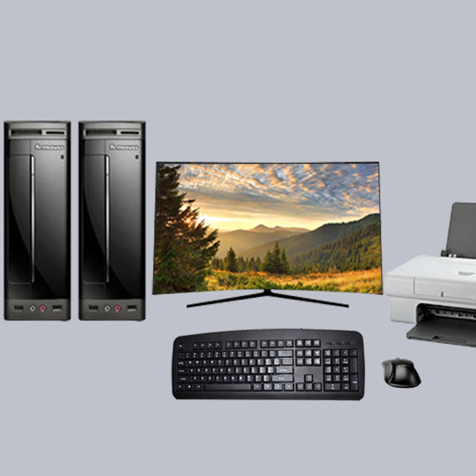 KVM Switch PC Sharing with Keyboard Mouse Support 4K@60Hz