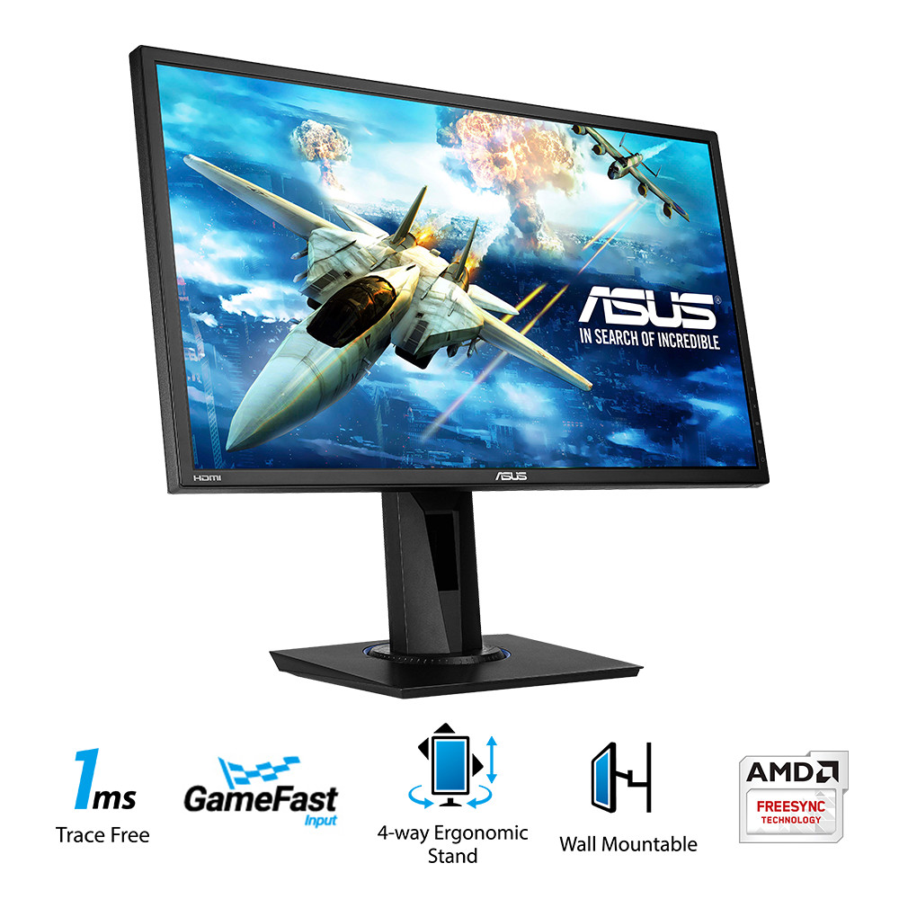 Màn Hình Gaming Asus VG245H 24 inch Full HD (1920 x 1080) 1ms 75Hz AMD FreeSync TN Stereo RMS 2W x 2 - Hàng Chính Hãng