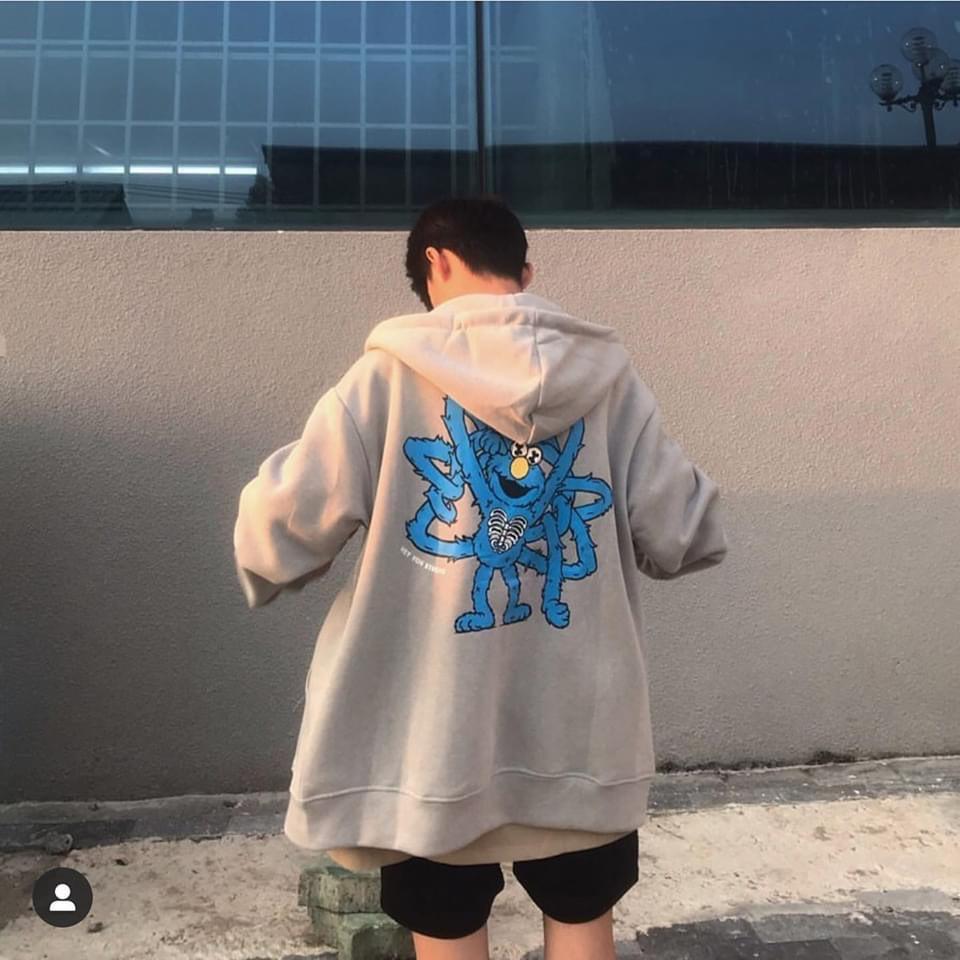Áo Hoddie Nỉ Ngoại Unisex KAWS Cực Chất- Lapi VN- Chất Liệu Nỉ Dày Dặn, Áo Khoác Nam Nữ Đẹp