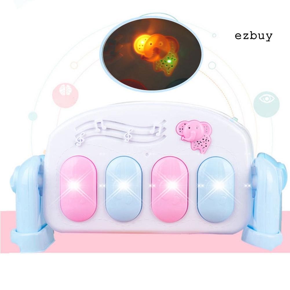 EY-Infant Baby Pedal Piano Play Mat Cushion Gym Blanket Fitness Bodybuilding Frame