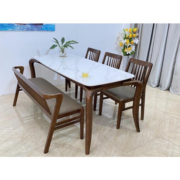 Bộ bàn ăn Mặt đá Mùa Thu 3 ghế A3BS18W