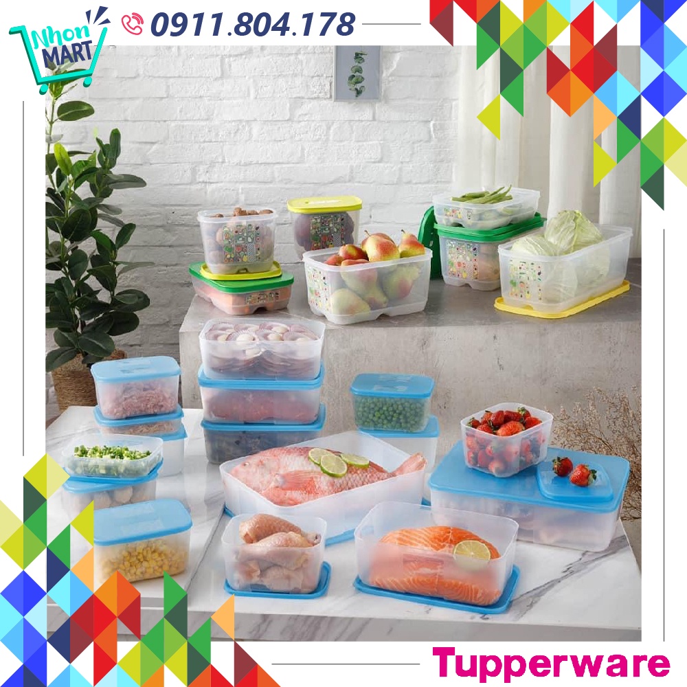 Bộ 23 Hộp Trữ Mát Và Trữ Đông Thực Phẩm Blue Ocean
