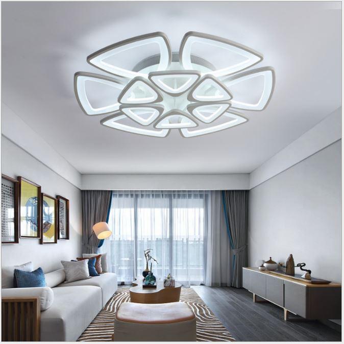 Đèn trần STYLE 3 chế độ ánh sáng hiện đại - kèm bóng LED chuyên dụng và điều khiển từ xa