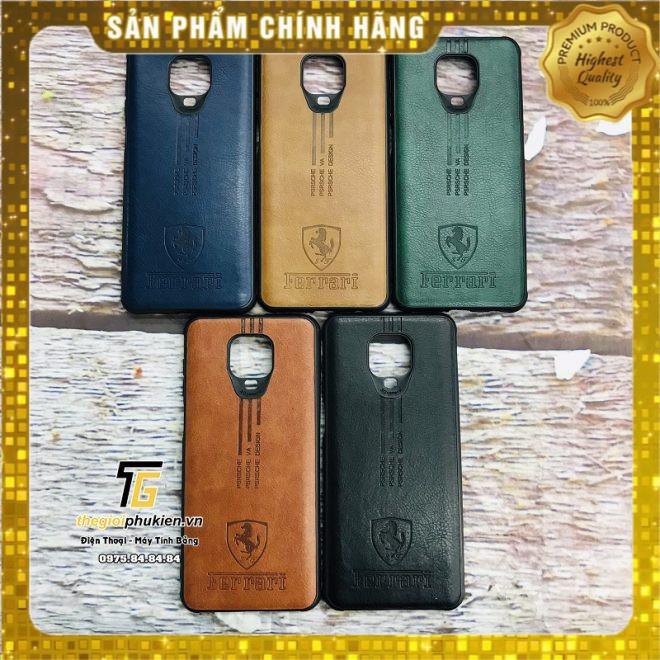 Ốp lưng Xiaomi Redmi Note 9 Pro Max, Note 9s silicon lưng da viền TPU dẻo
