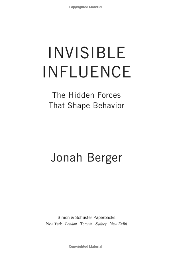 Invisible Influence