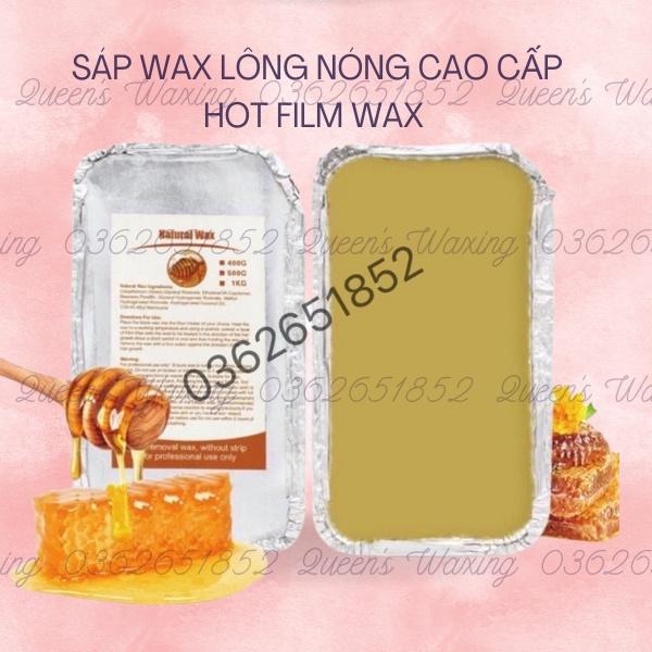 SÁP WAX LÔNG NÓNG CAO CẤP - HOT FILM WAX - SÁP CỤC GÓI GIẤY BẠC 500G