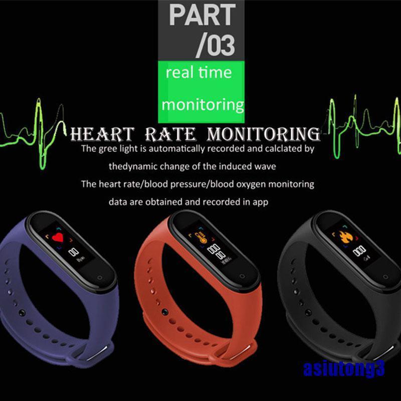 Đồng Hồ Thông Minh M4 M Band 4 Màn Hình OLED Chống Thấm Nước