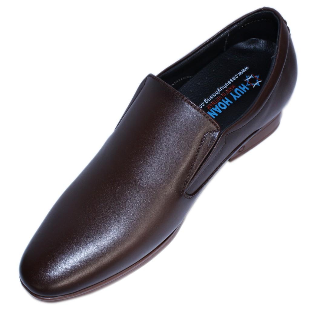 Giày tăng chiều cao Huy Hoàng màu đen, nâu đất, vàng bò, nâu đỏ HT7551-52-53-54