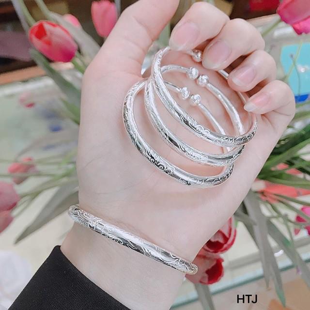 LẮC TAY NỮ BẠC TA - LẮC HỞ DẠNG PHAY DÀY DẶN -