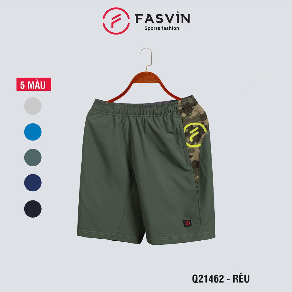 Quần đùi nam Fasvin Q21462.HN vải gió chun co giãn mềm mại thoải mái vận động