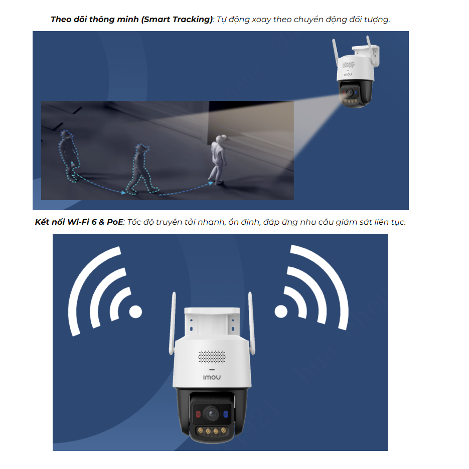Camera Wifi IMOU Ngoài Trời Titan Pro IPC-U7LP-6V0NE 6M 3K+ Quay 360°, Full Color,Tích Hợp Nguồn và Poe - HÀNG CHÍNH HÃNG
