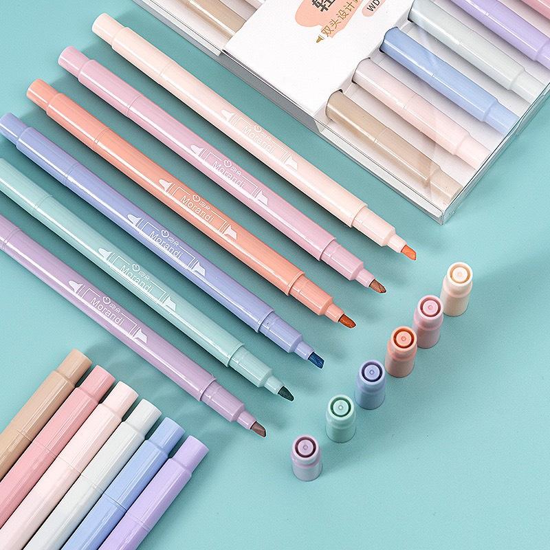 (Tròn) Bút đánh dấu, Bút Highlight Pastel dạng tròn,bút hình dạ quang siêu xinh siêu tiện lợi