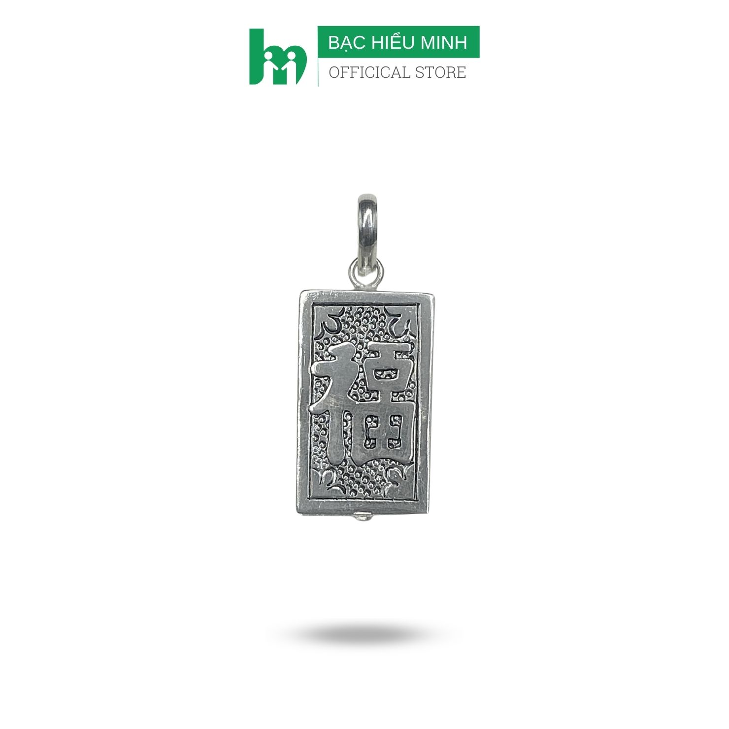 Mặt Dây Chuyền Nam Nữ Bạc Hiểu Minh Mdn029S Đựng Bùa