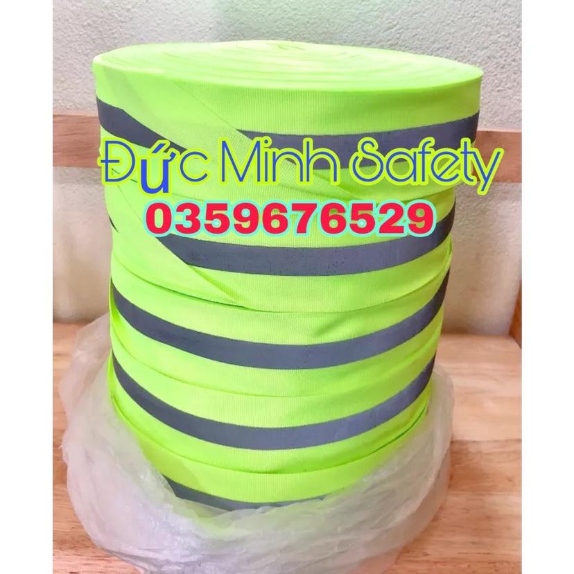 CUỘN DÂY PHẢN QUANG VẢI SỌC XÁM