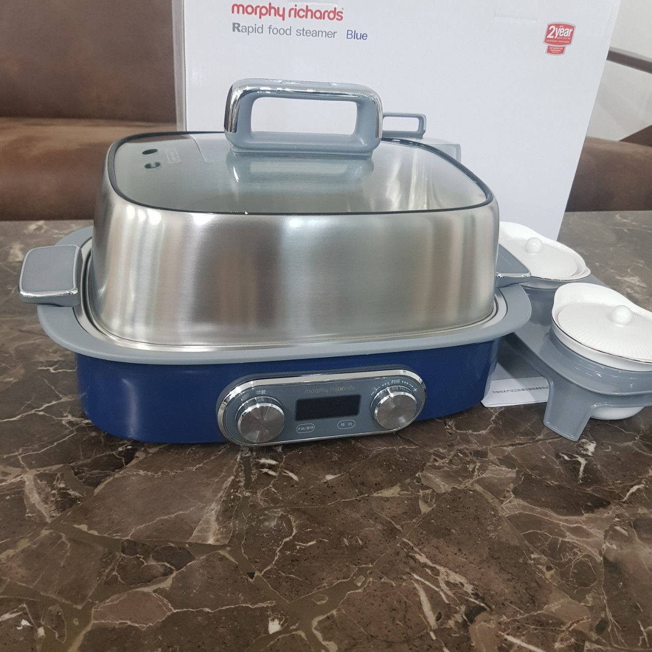Nồi hấp đa năng Morphy Richards MR1168 2000W - Hàng Nhập Khẩu