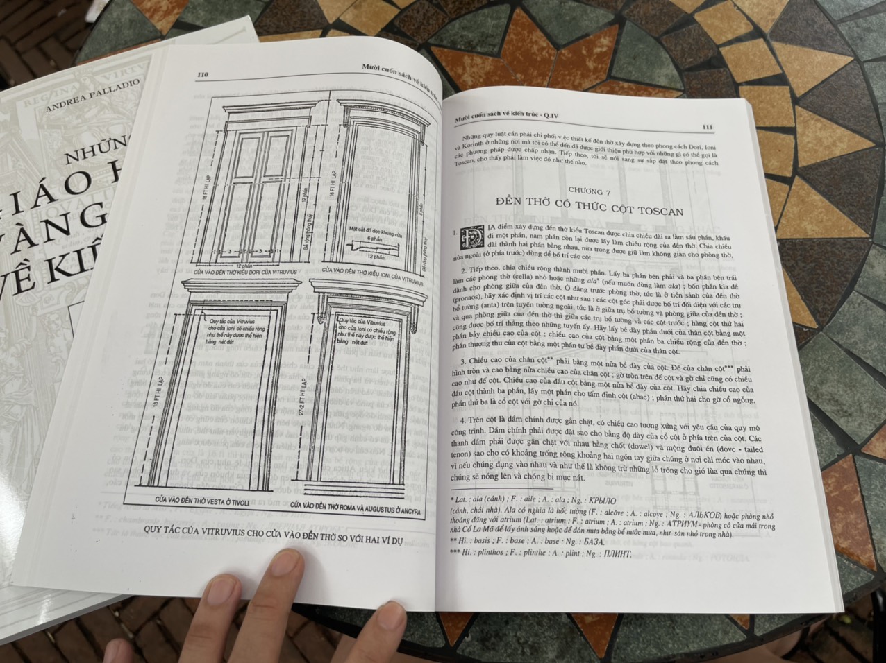 MƯỜI CUỐN SÁCH VỀ KIẾN TRÚC và NHỮNG GIÁO HUẤN VÀNG NGỌC VỀ KIẾN TRÚC – Vitruvius và Andrea Palladio – Lê Phục Quốc và Nguyễn Trực Luyện dịch – NXB Xây Dựng
