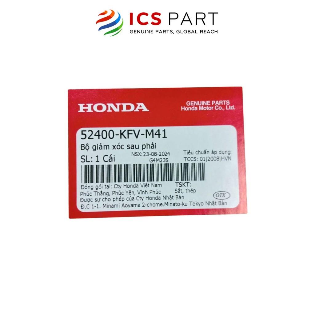 Giảm Xóc (Thụt) Phuộc Sau HONDA Dream 100 Đen + Trắng (52400KFVM41)