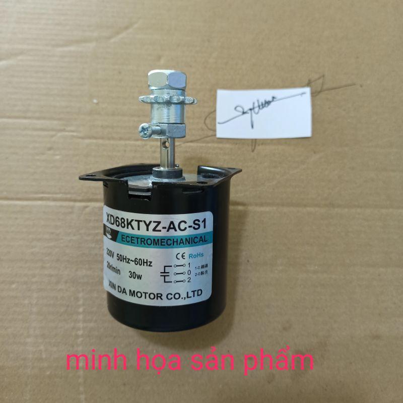Ốc Nhông Đầu Trục Mô Tơ Chê Máy Nướng - Lỗ 6m - Lỗ 7m - Lỗ 8m - Chế Lò Quay Tự Động