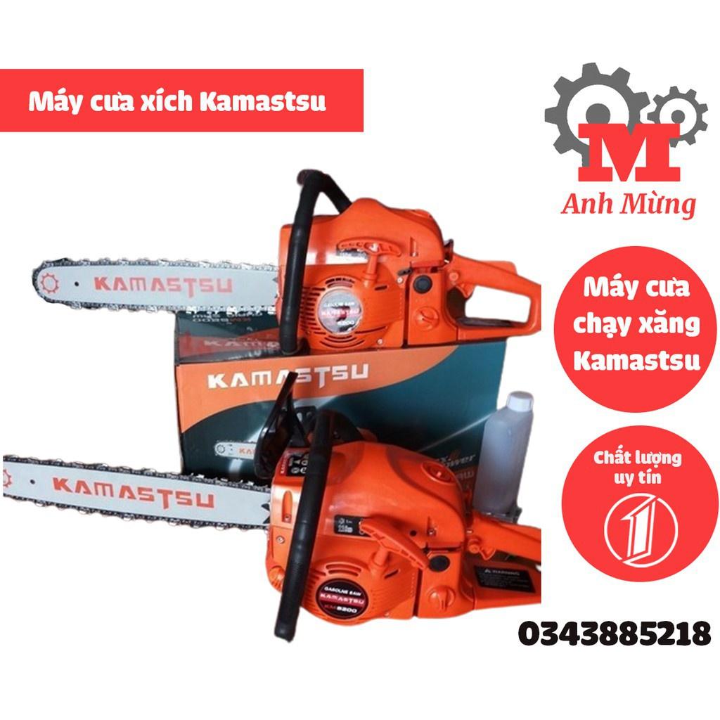 Máy cưa xích chạy xăng kamastsu km2500 nhật bản- máy cưa xăng mini